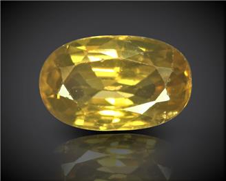 Yellow Zircon Natural Certified  4.86 CTS... ( 84182 )